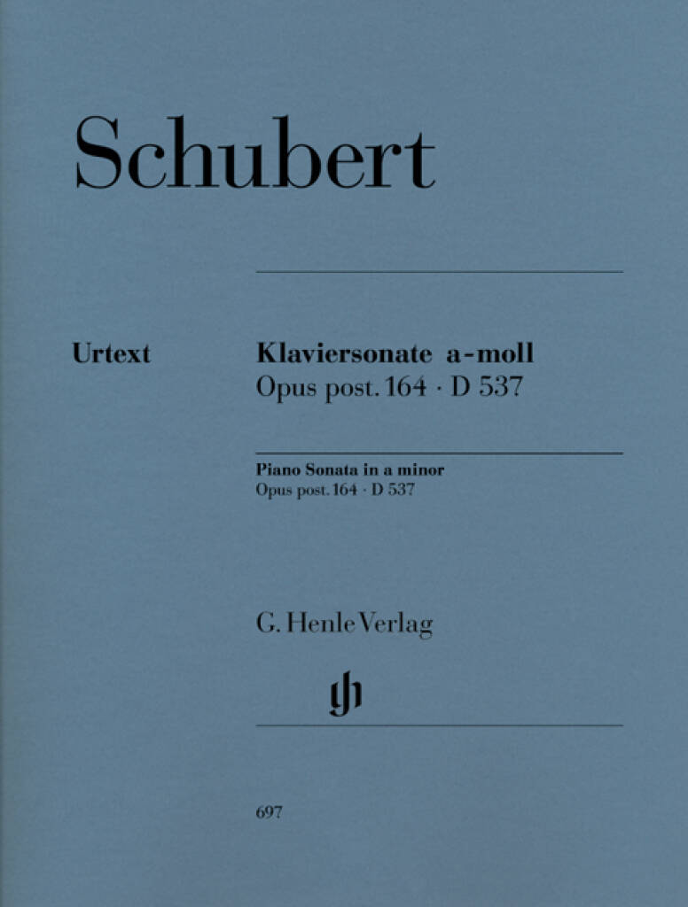 Schubert: Piano Sonata in A Minor, Op. posth. 164, D 537