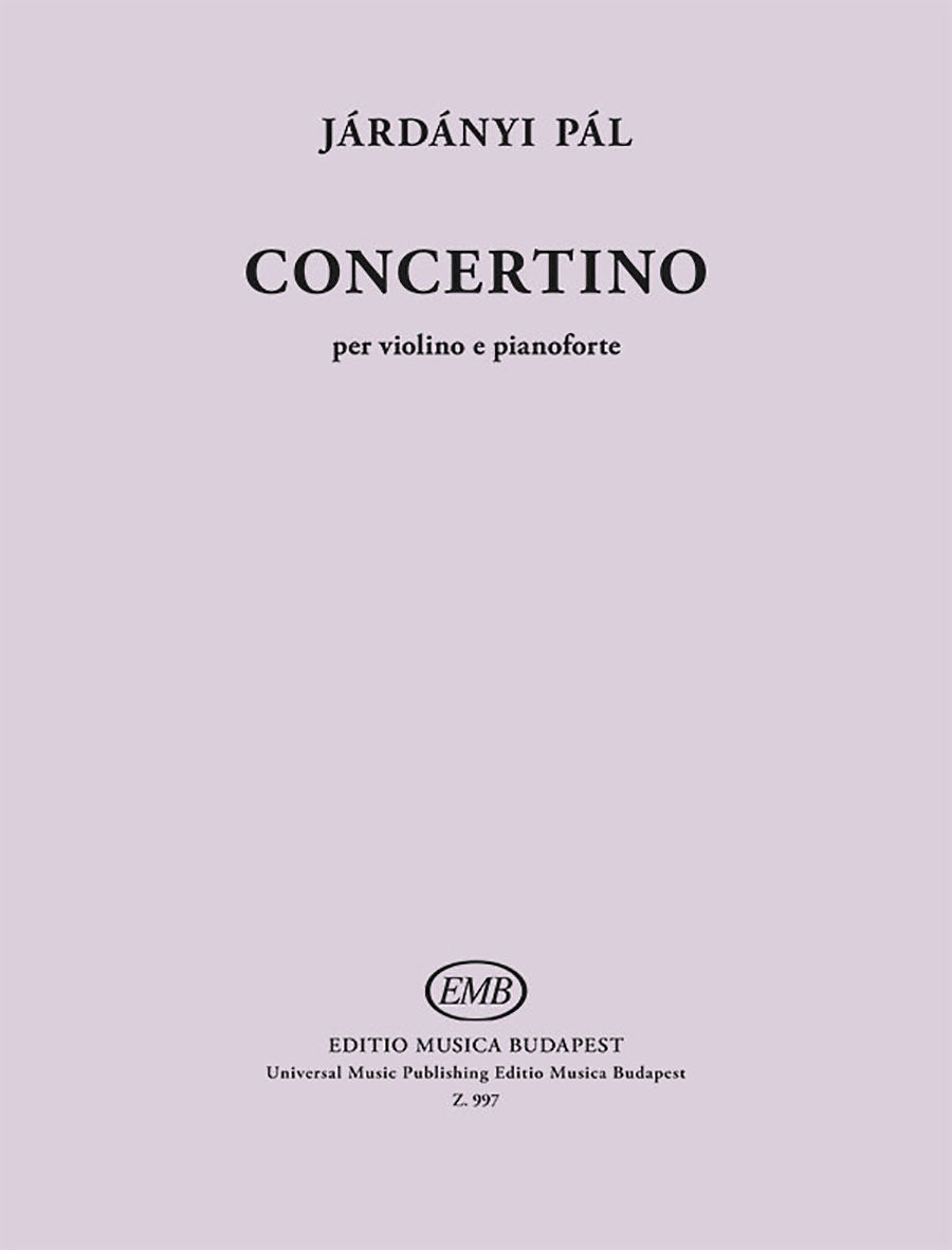Járdányi: Concertino