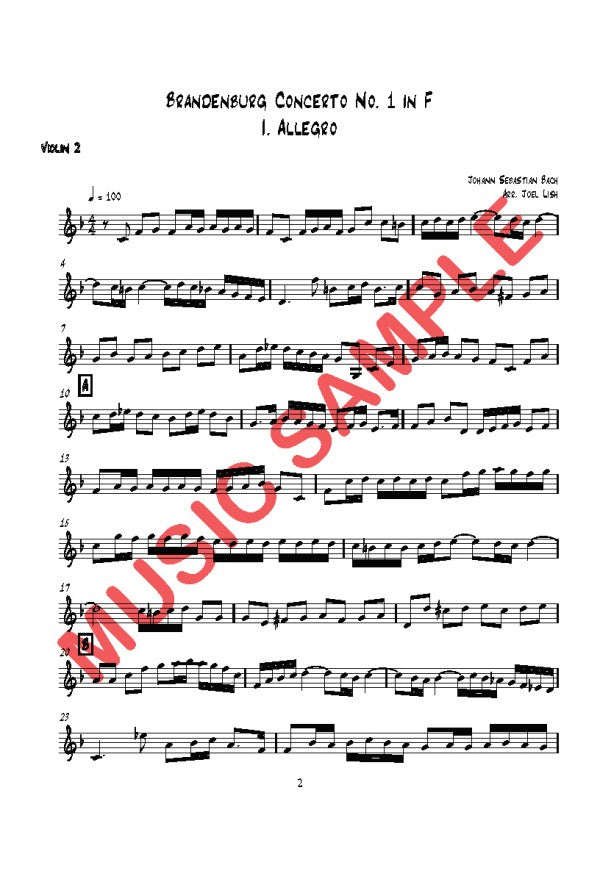 Bach: 6 Brandenburg Concertos (arr. for string quartet)