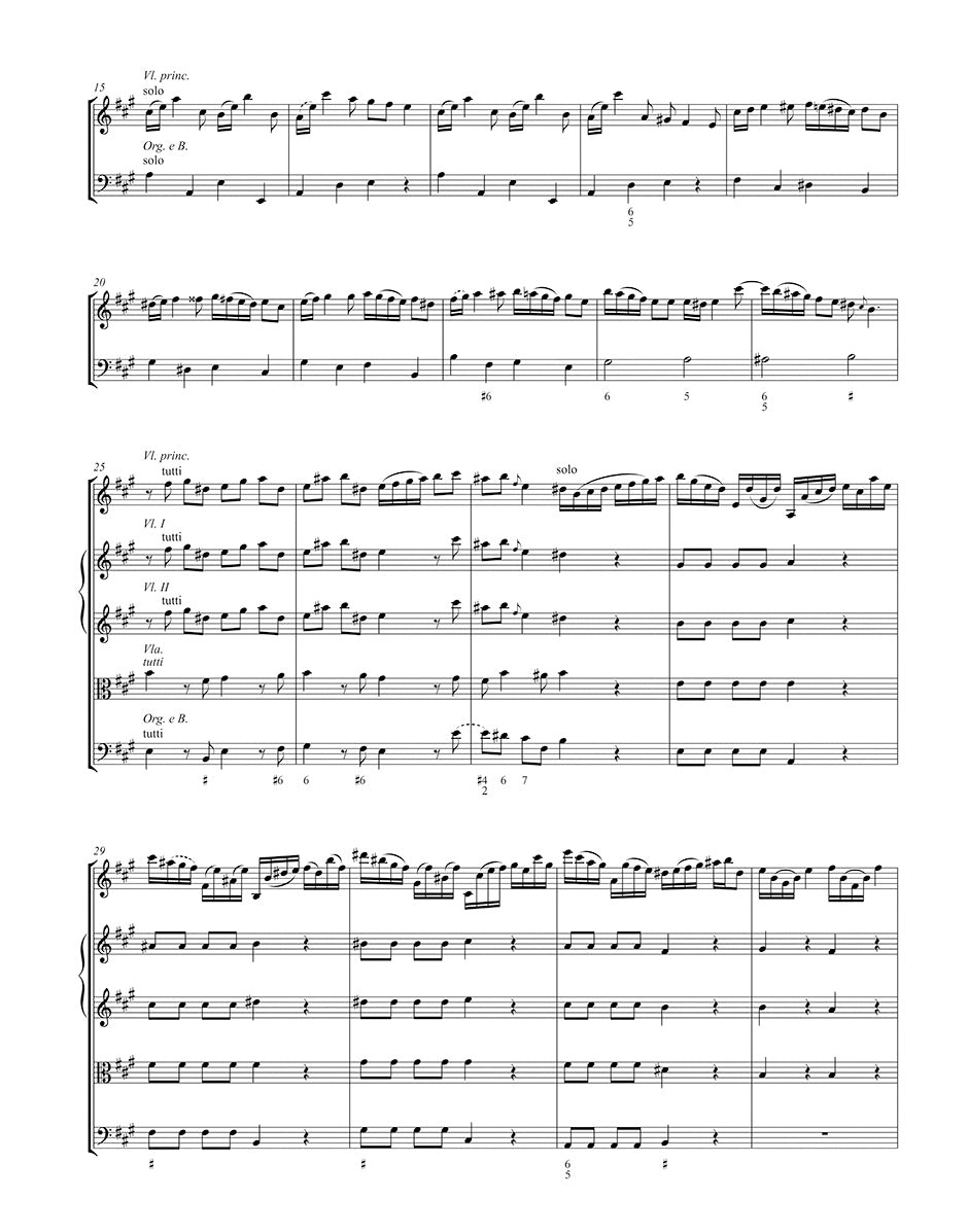 Tartini: Sei concerti, Op. 1