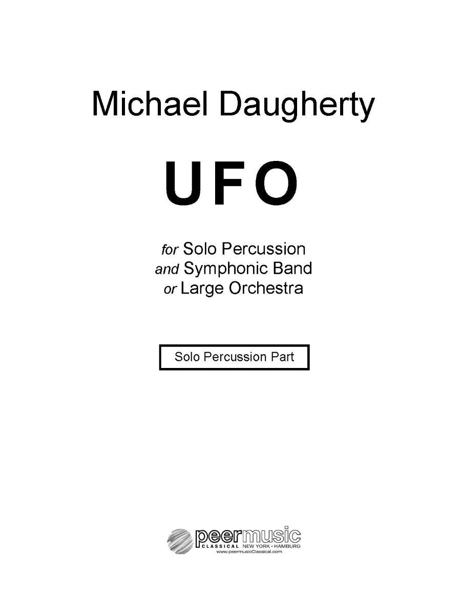 Daugherty: UFO - arr. for symphonic band