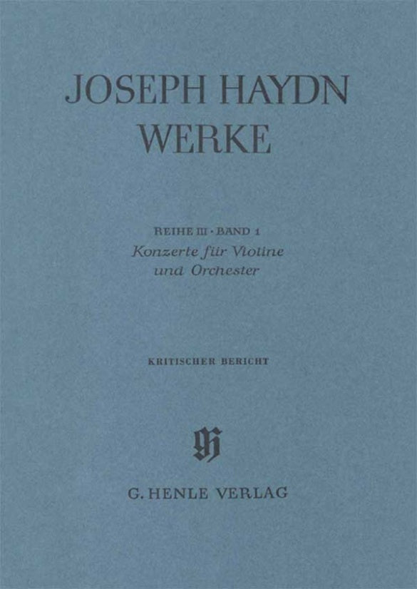 Haydn: Violin Concertos, Hob. VIIa:1, 3 & 4