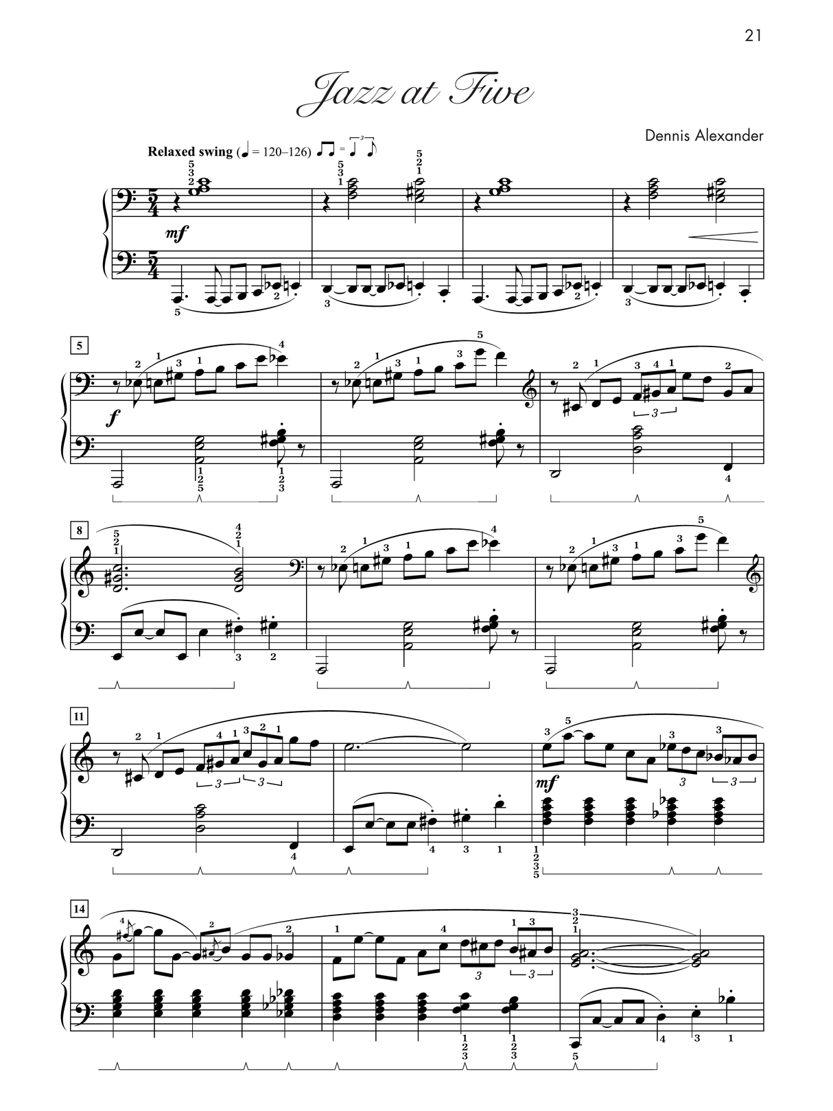 Alexander: Especially in Jazzy Style - Book 3