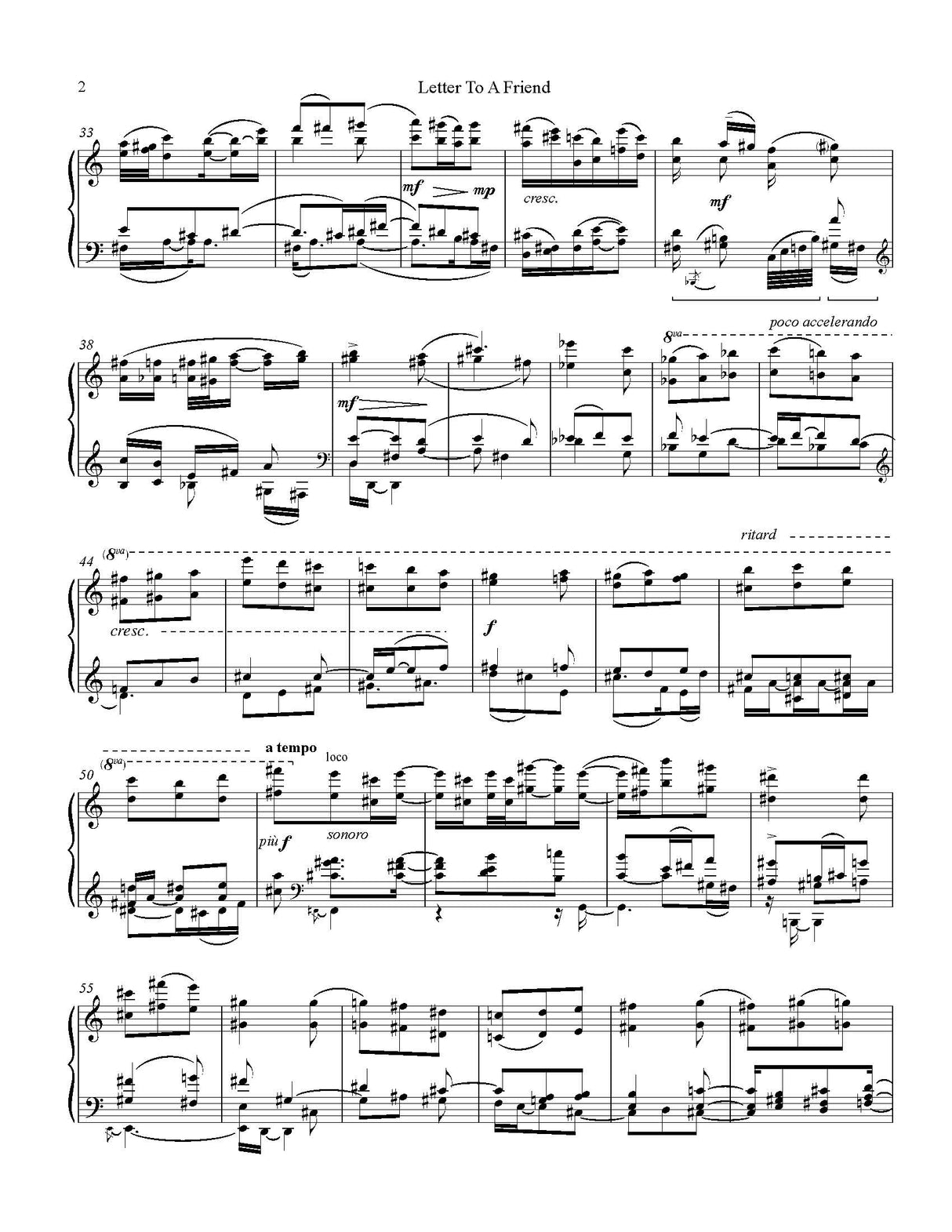 Shawn: Letter to a Friend