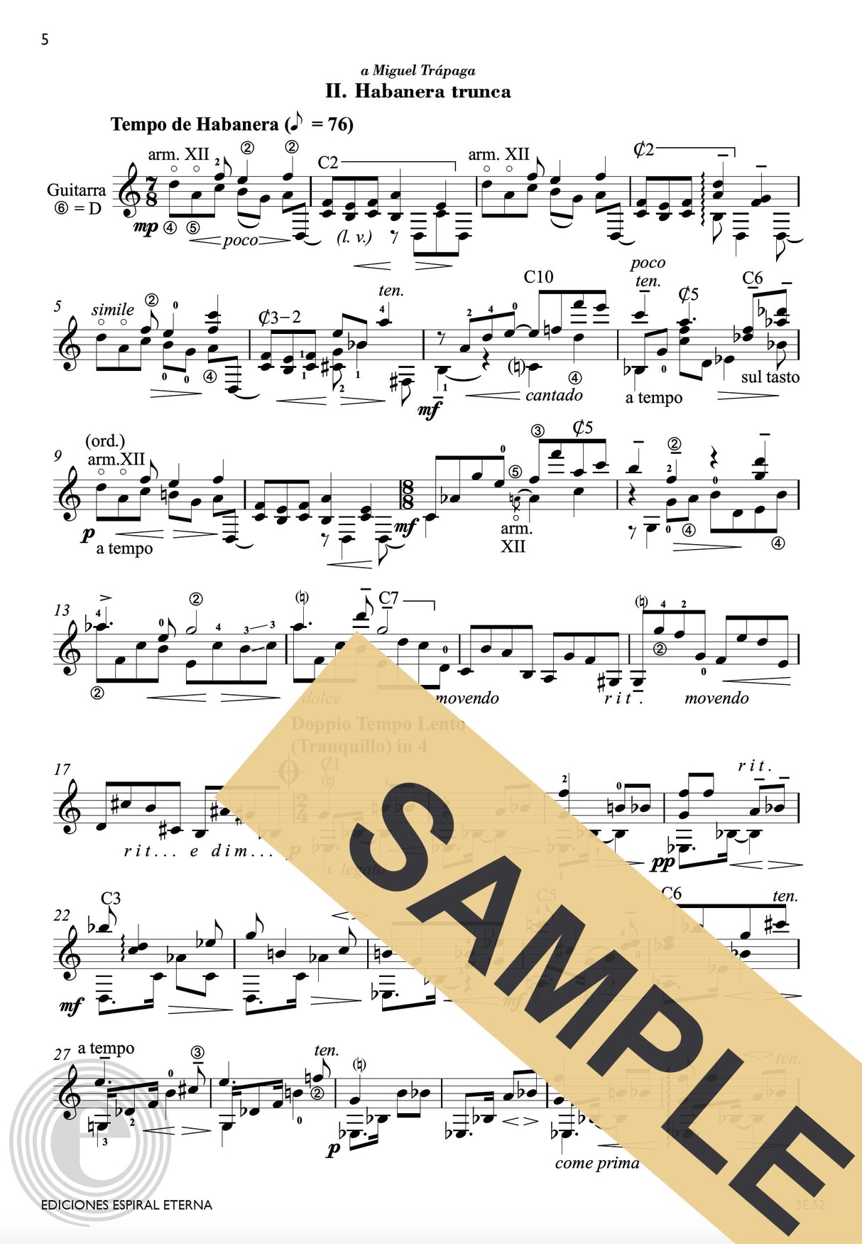 Brouwer: Danzas rituales y festivas - Volume 1