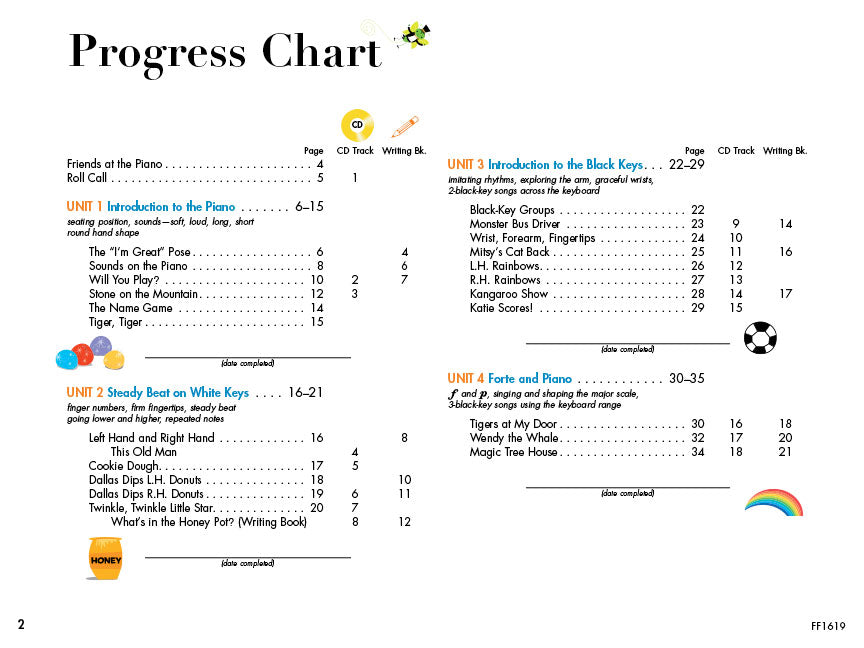 My First Piano Adventure for the Young Beginner: Lesson Book A - Pre-reading