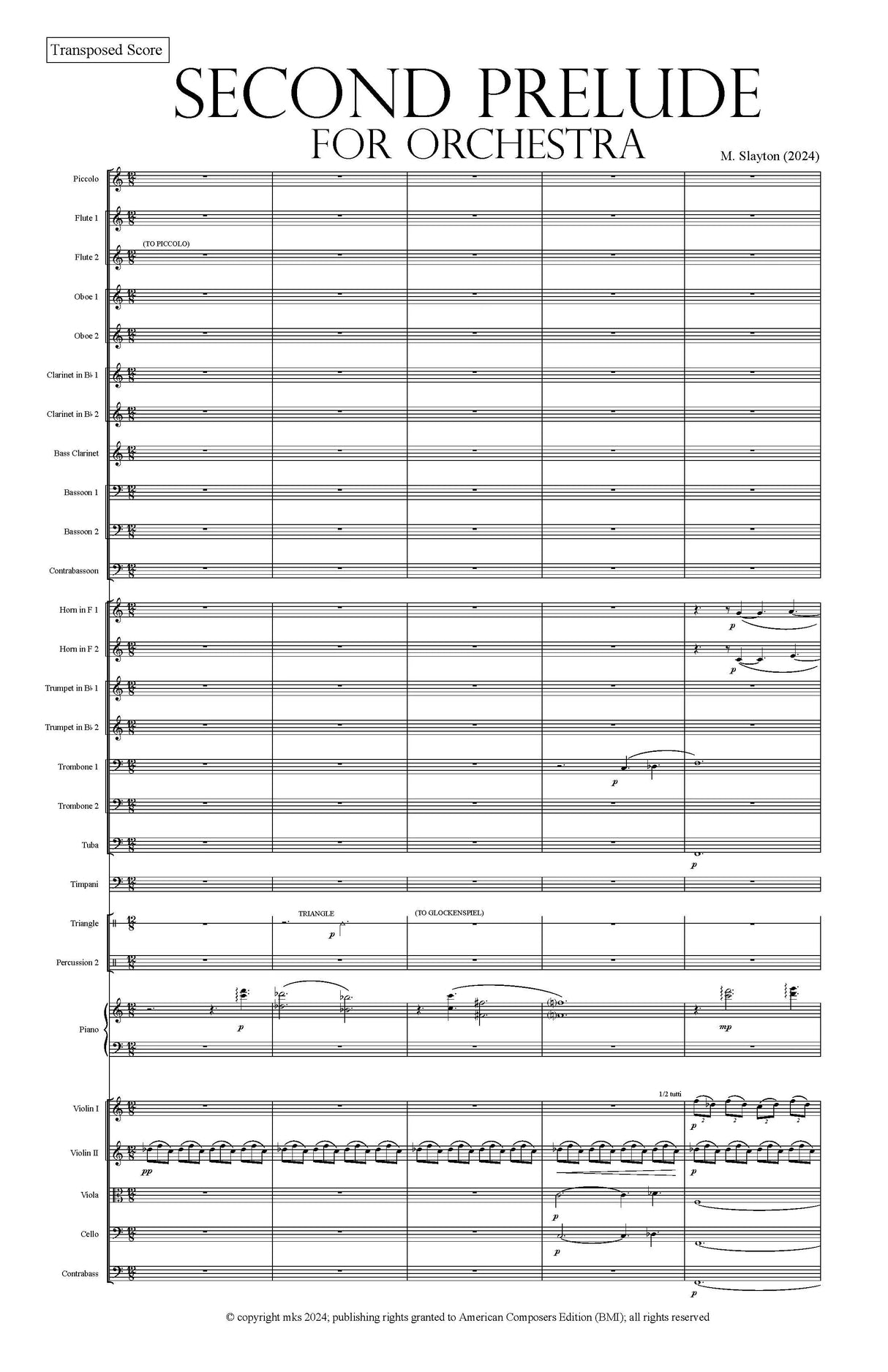 Slayton: Prelude No. 2 ("Concordia")