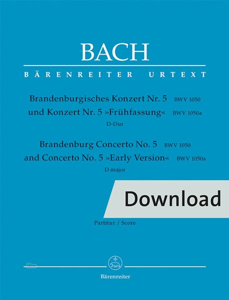 Bach: Brandenburg Concerto No. 5 in D Major, BWV 1050