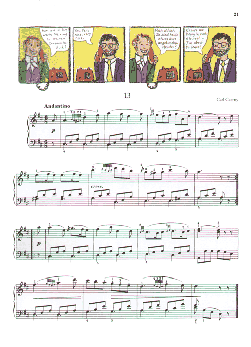 Hello, Mister Gillock! Hello, Carl Czerny!