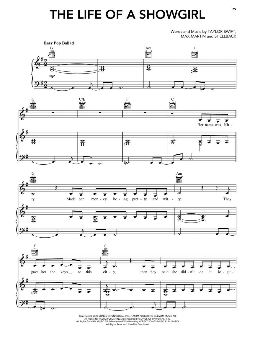 Taylor Swift – The Life of a Showgirl