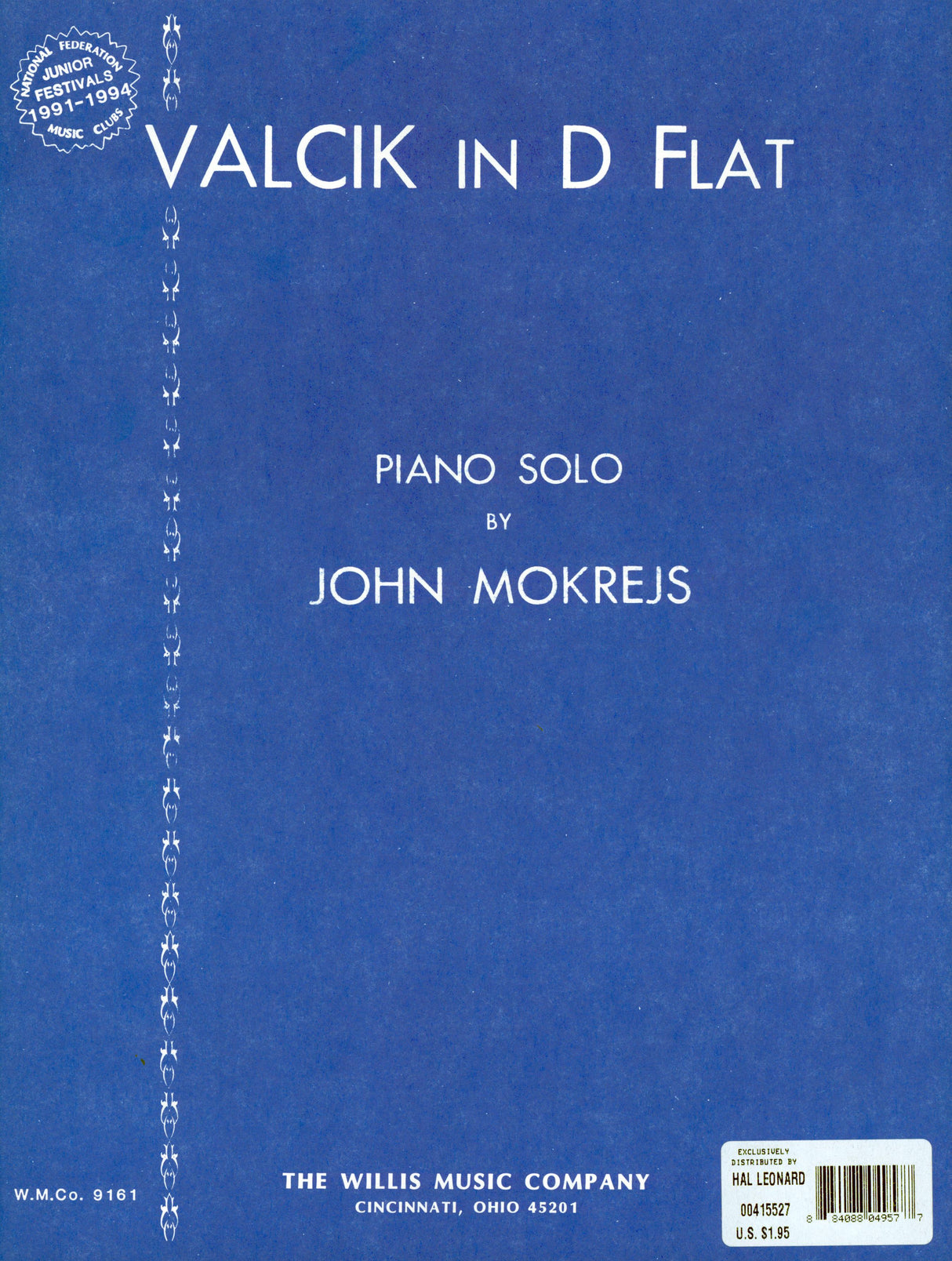 Mokrejs: Valcik (Waltz) in D-flat Major