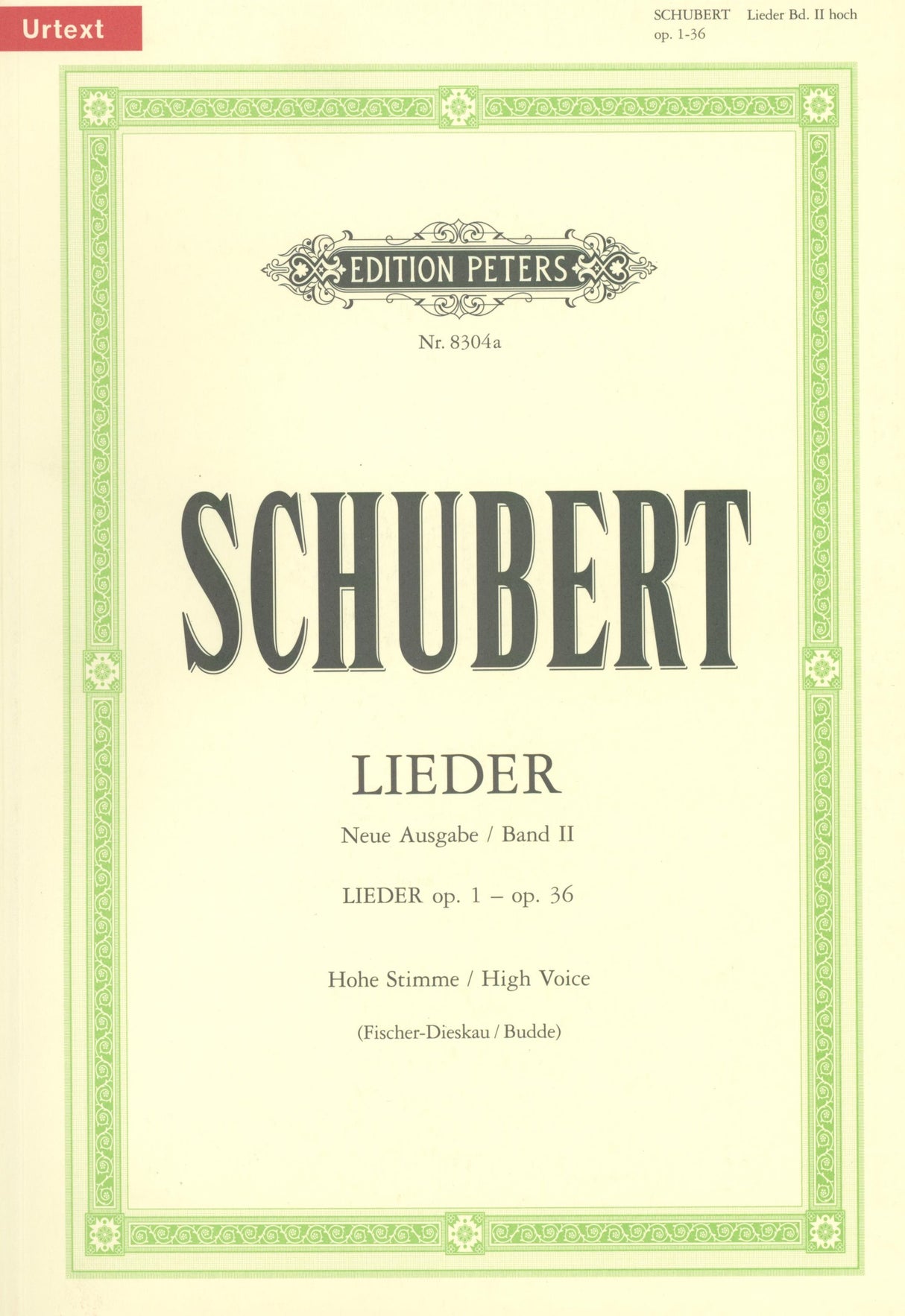 Schubert: Lieder - Volume 2 (Opp. 1-36)