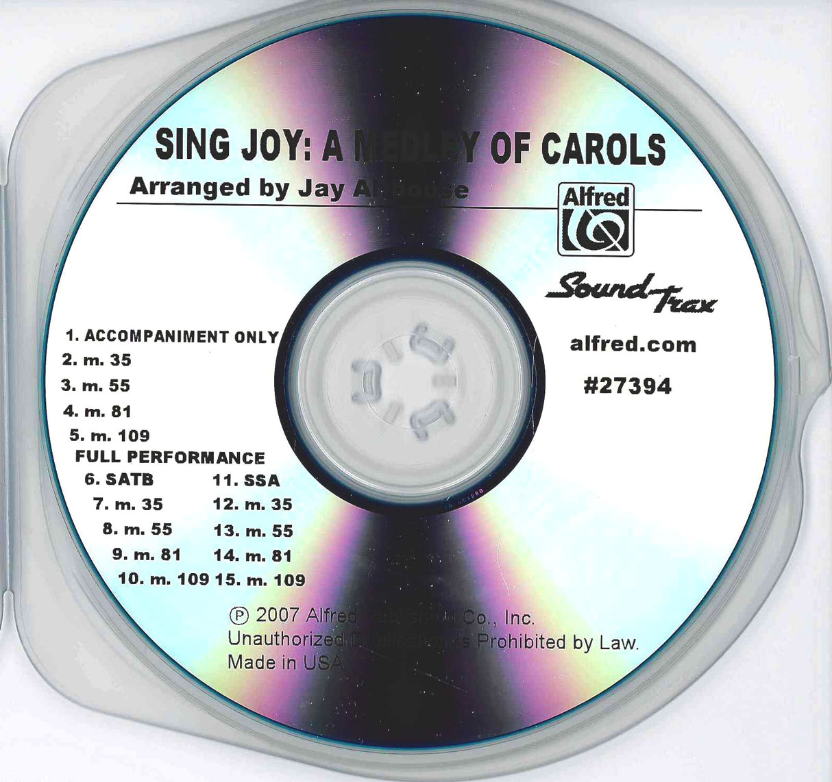 Sing Joy: A Medley of Carols