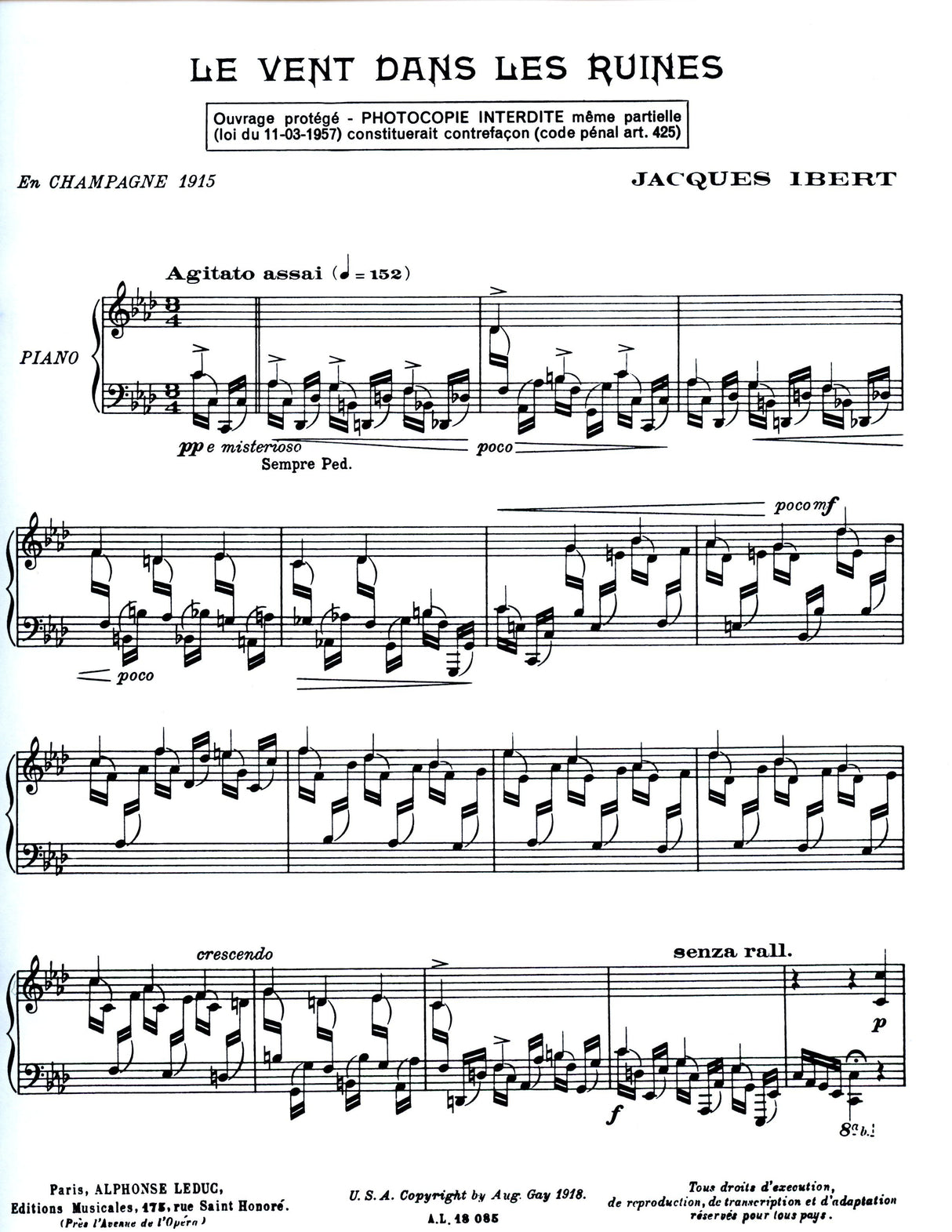 Ibert: Le Vent dans les Ruines