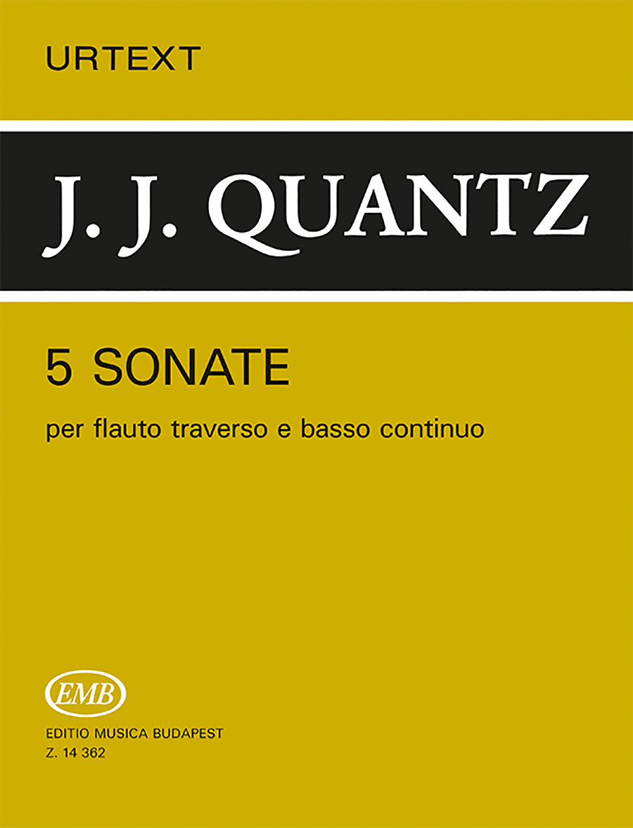 Quantz: 5 Flute Sonatas