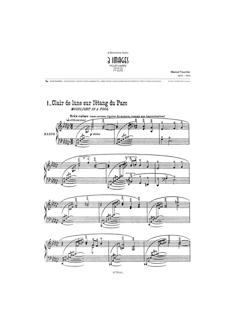 Tournier: Images, Op. 29