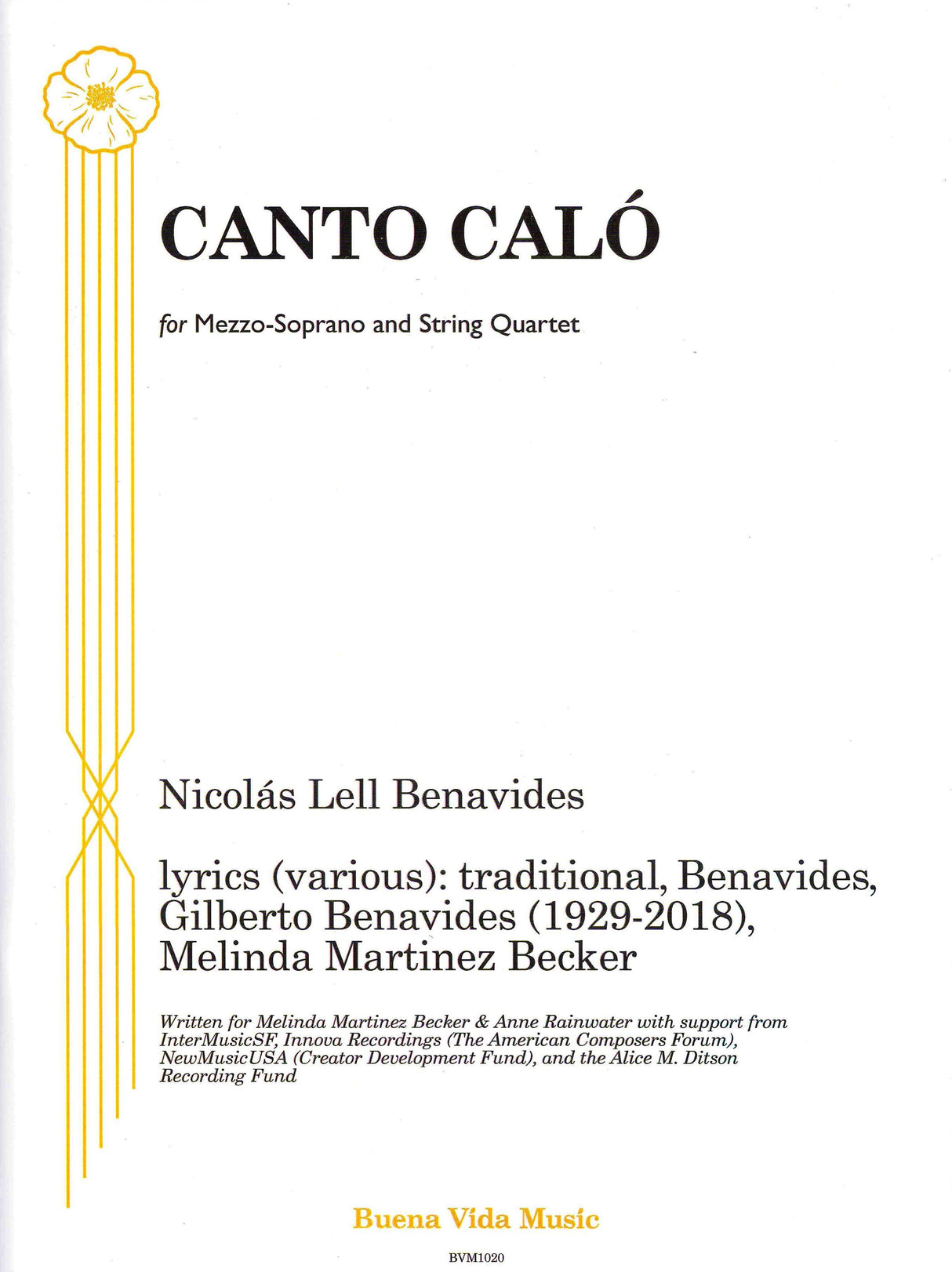 Benavides: Canto Caló