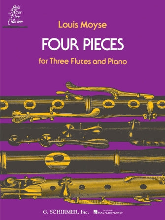 Moyse: 4 Pieces for 3 Flutes and Piano