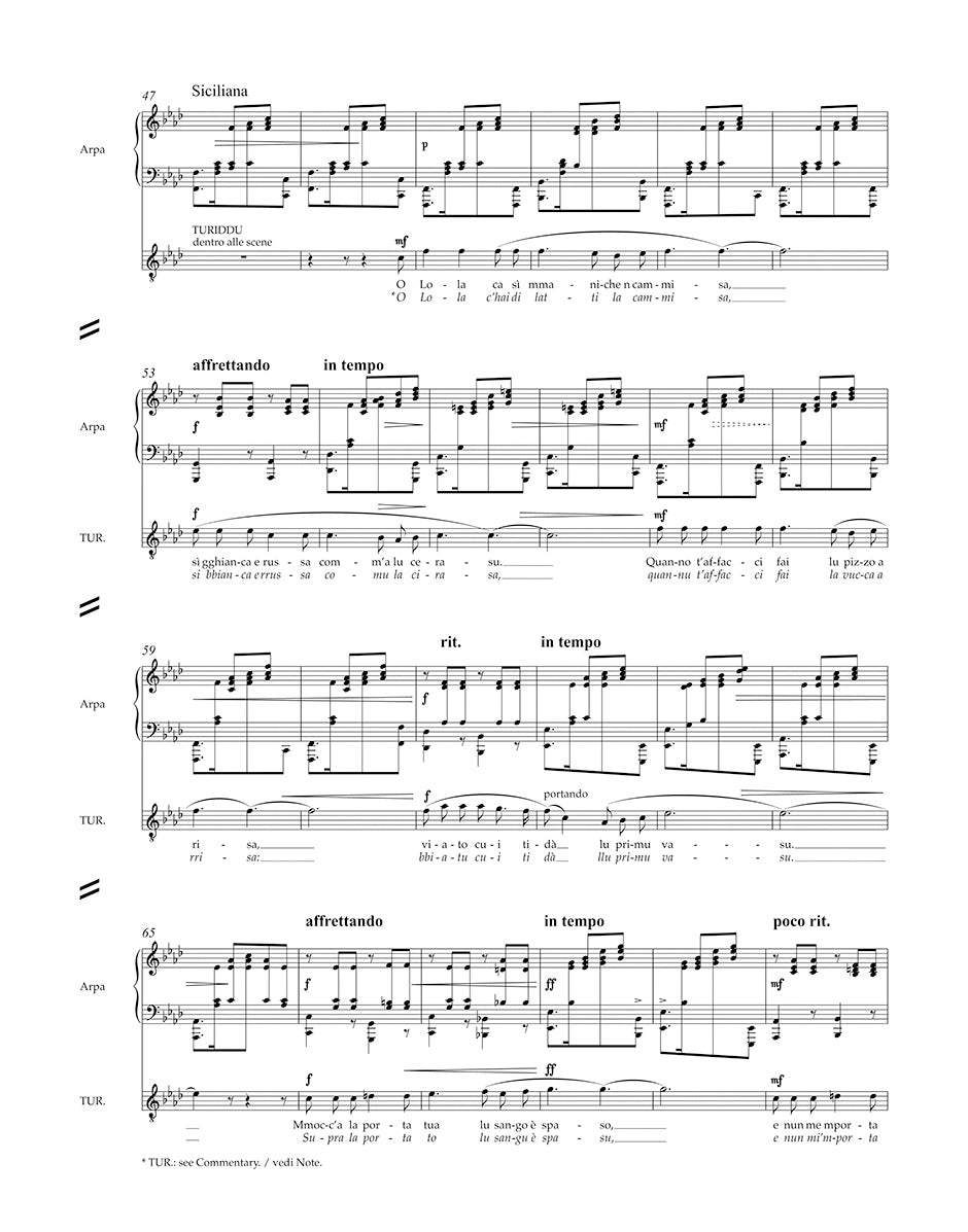 Mascagni: Cavalleria rusticana