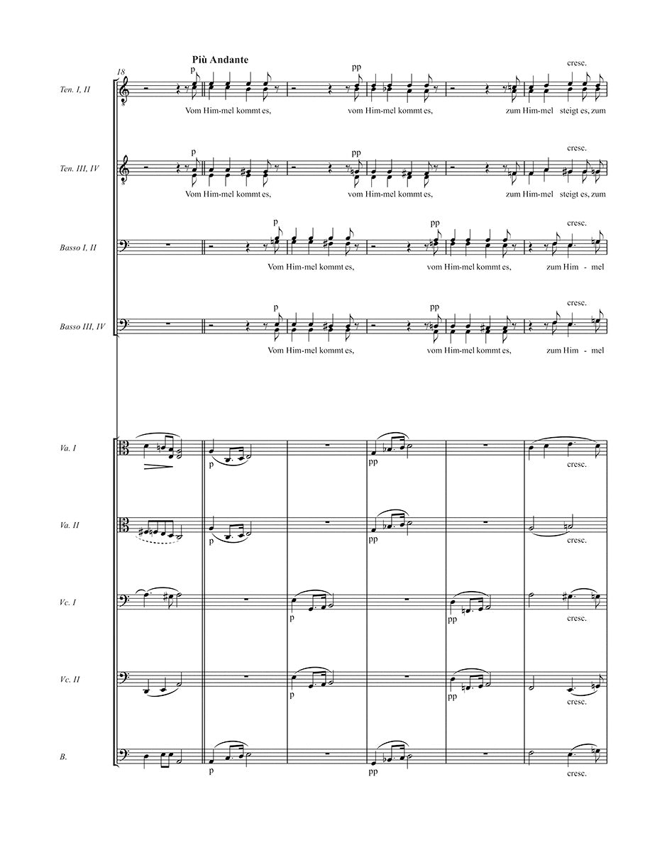 Schubert: Partsongs with Orchestral Accompaniment