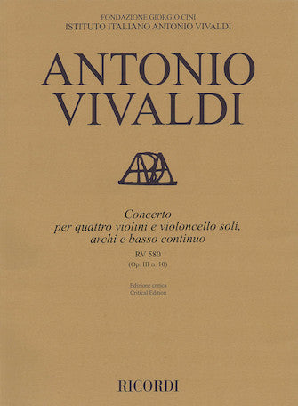 Vivaldi: L'Estro Armonico Concerto in B Minor, RV 580, Op. 3, No. 10