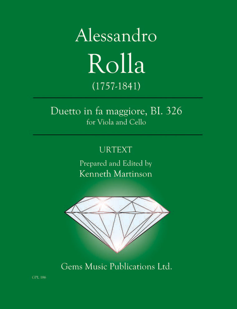 Rolla: Duetto in F Major, BI. 326
