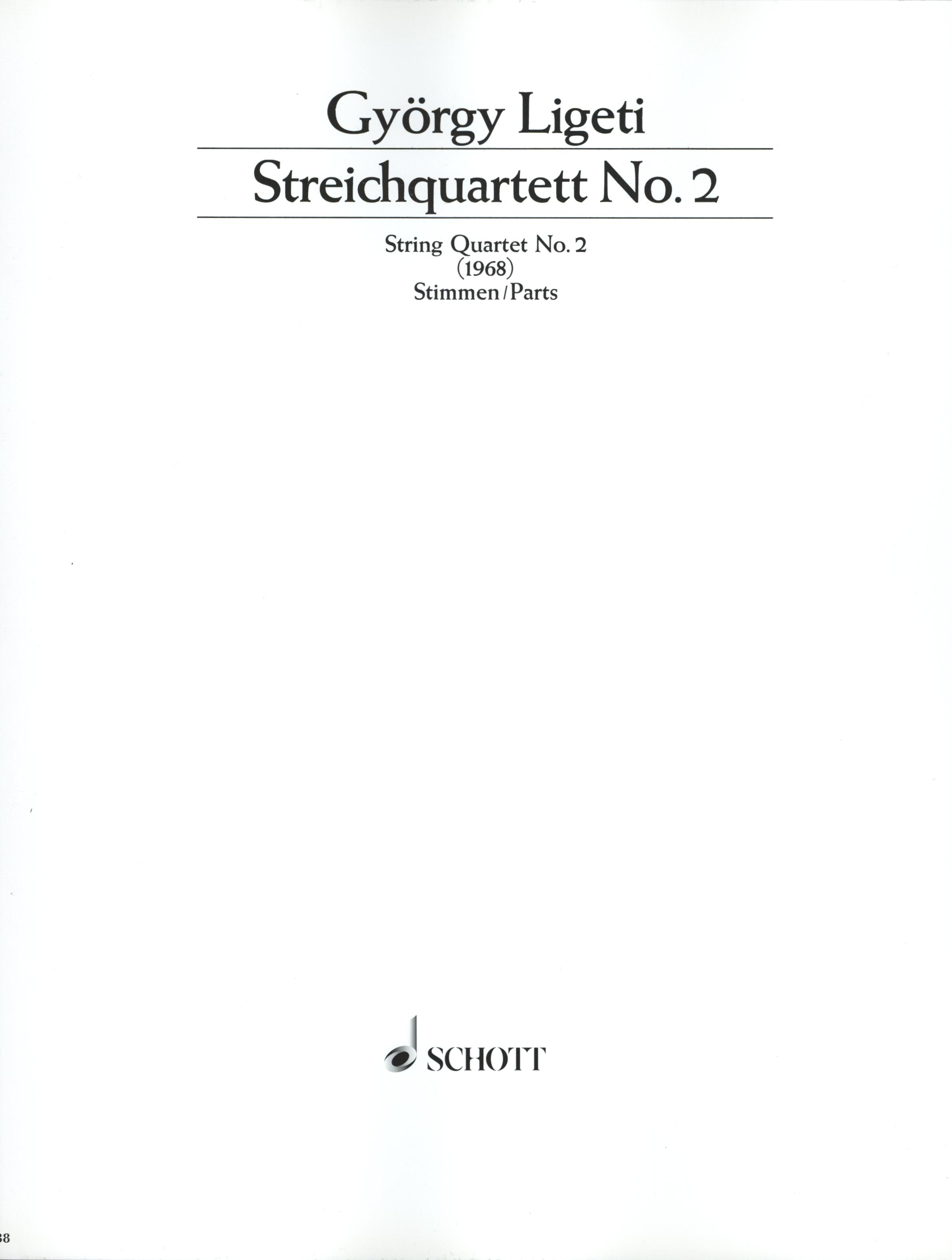 Ligeti: String Quartet No. 2 – Ficks Music
