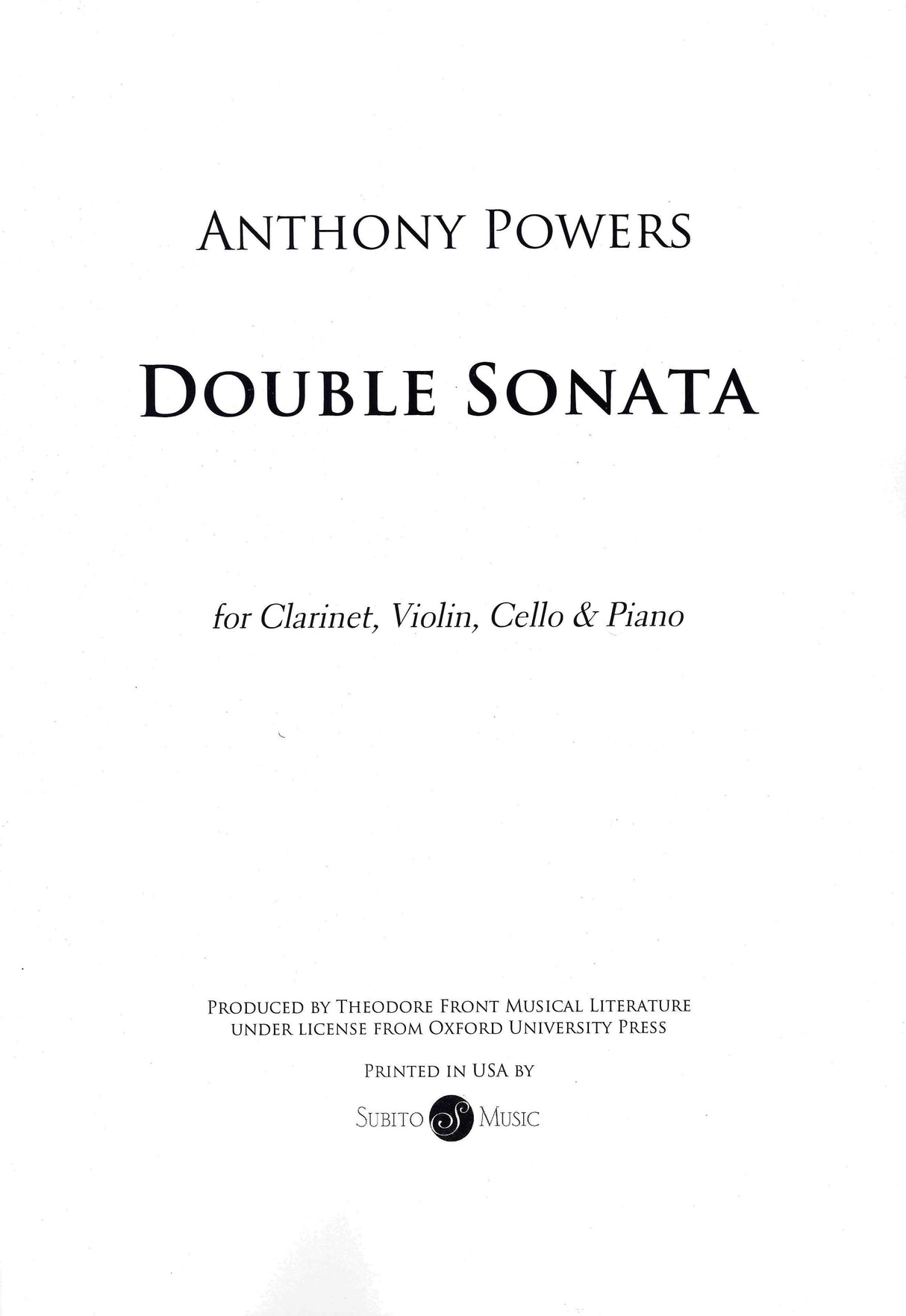 Powers: Double Sonata