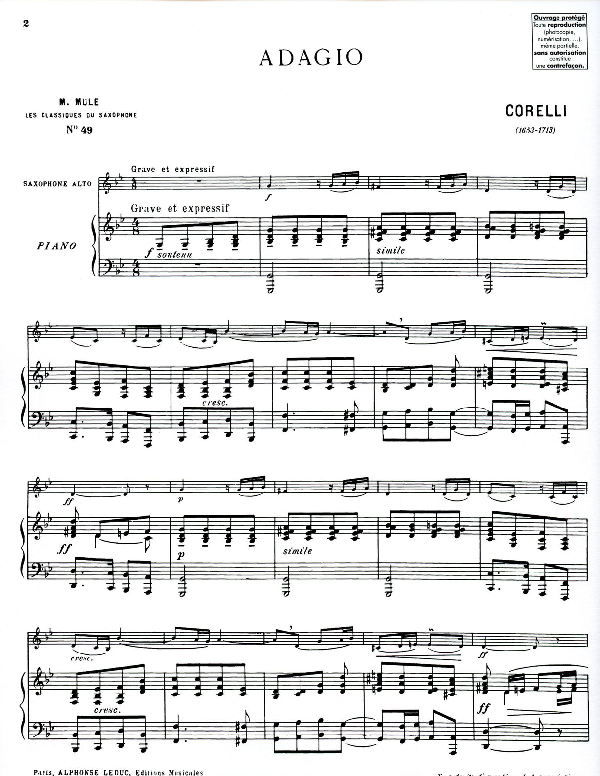 Corelli: Adagio