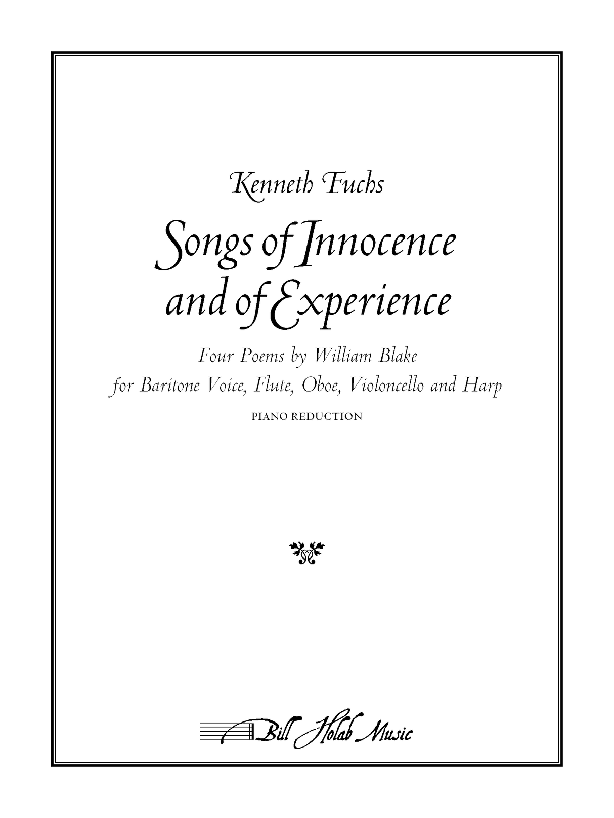 Fuchs: Songs of Innocence and of Experience