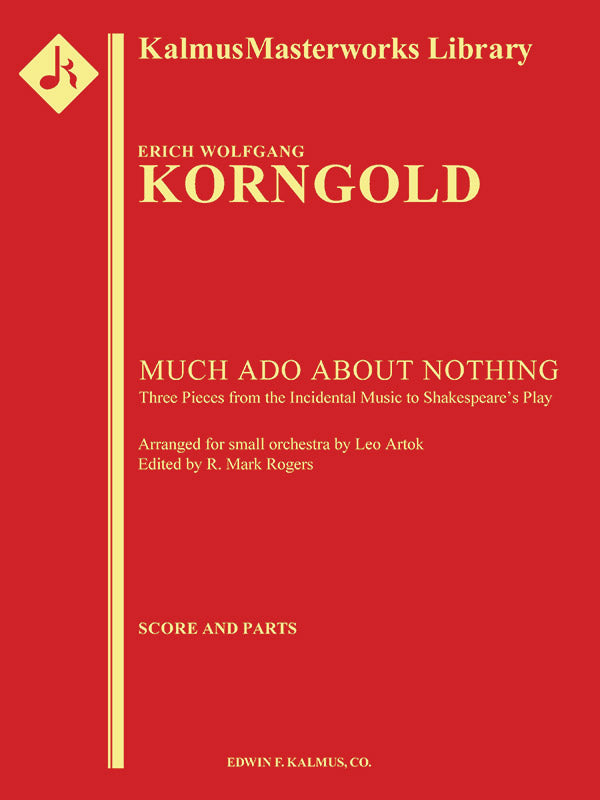 Korngold: Much Ado About Nothing (arr. for chamber orchestra)