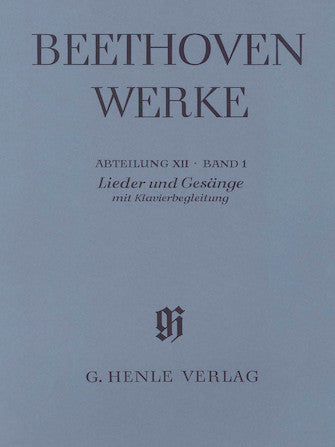 Beethoven: Songs with Piano Accompaniment