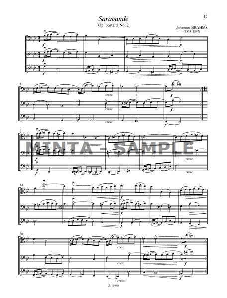 Chamber Music for Cellos - Volume 16 (3 Cellos)