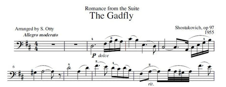 Shostakovich: Romance from "The Gadfly" (arr. for cello)