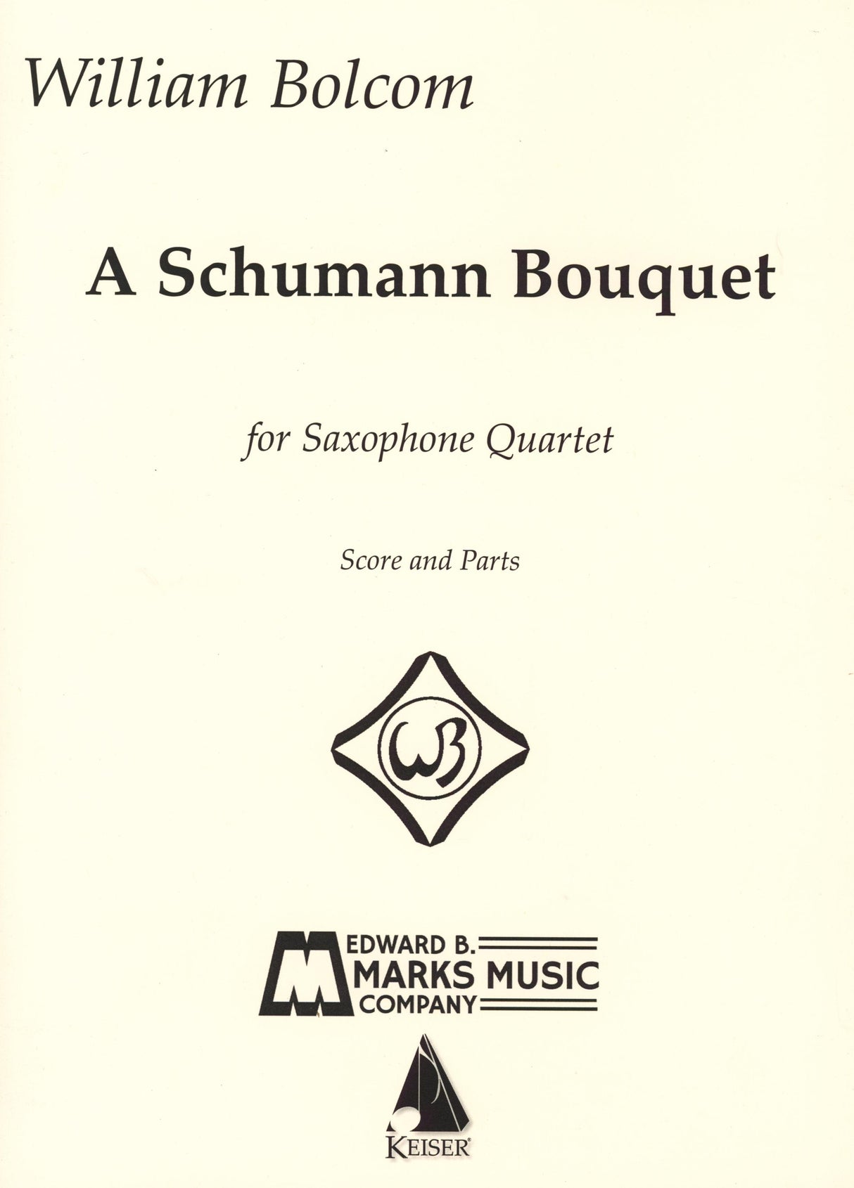 Bolcom-Schumann: A Schumann Bouquet