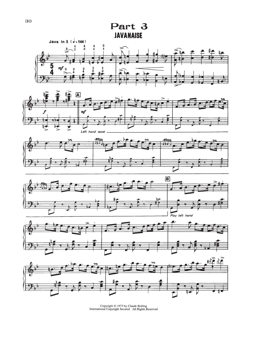 Bolling: Suite for Flute and Jazz Piano Trio