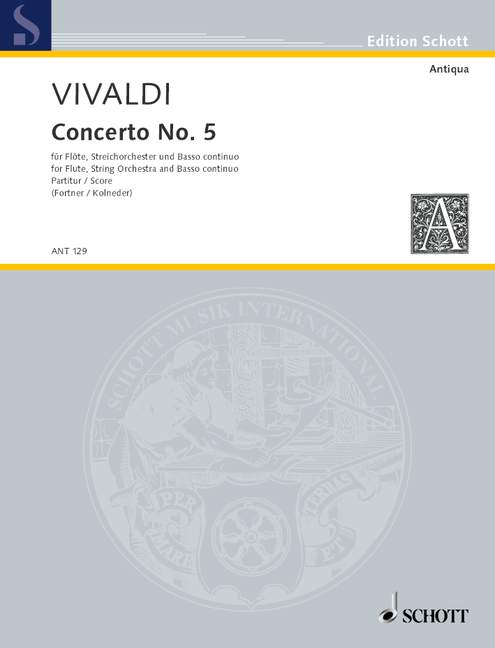 Vivaldi: Flute Concerto No. 5 in F Major, RV 434
