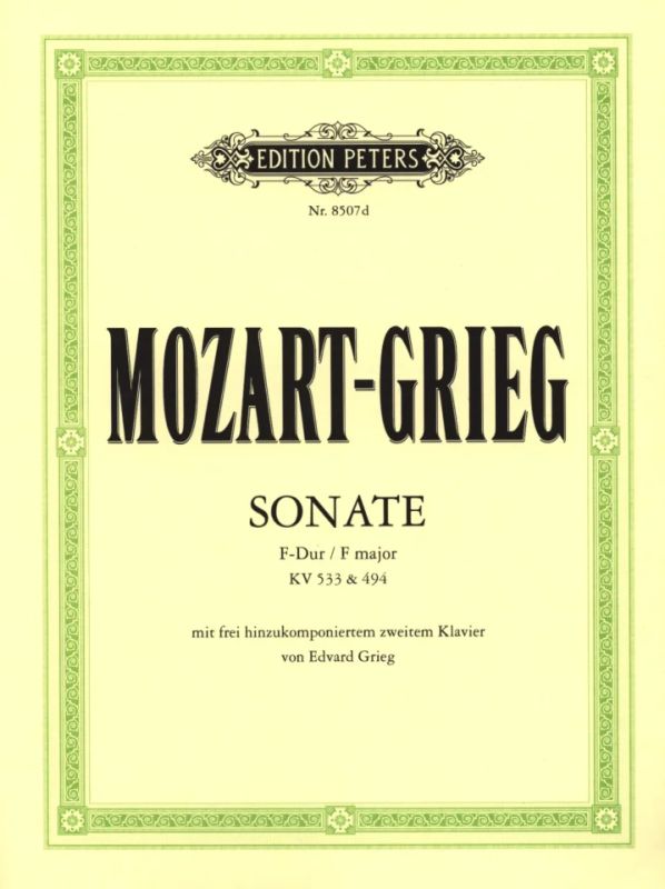 Mozart-Grieg: Piano Sonata, K533/494 (arr. for 2 pianos)