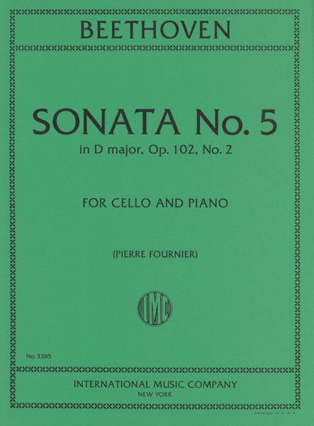Beethoven: Cello Sonata in D Major, Op. 102, No. 2
