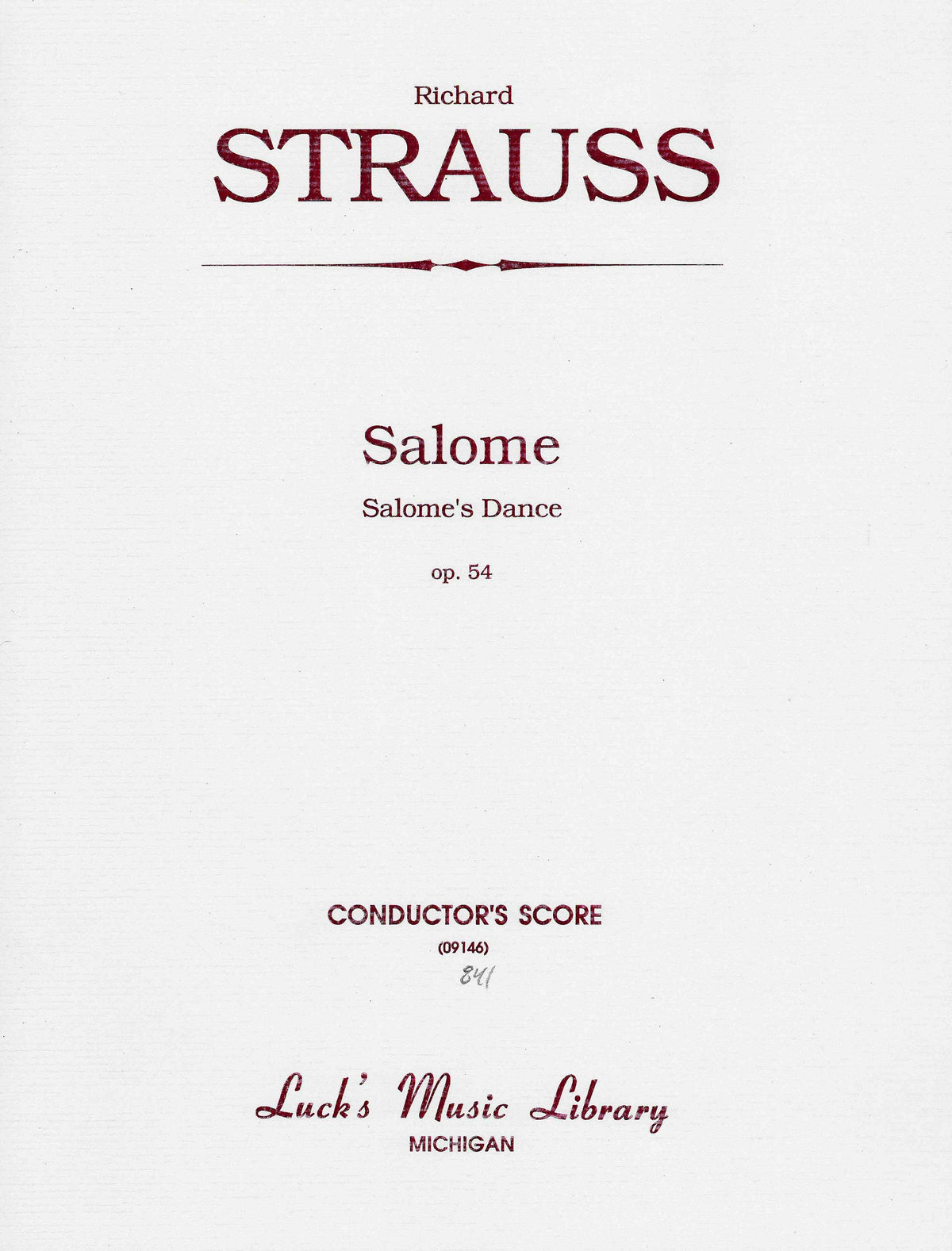 Strauss: Salome's Dance