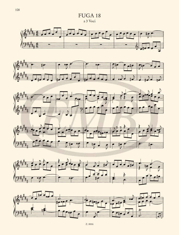 Bach: The Well Tempered Clavier - Book 2 (BWV 870-893)