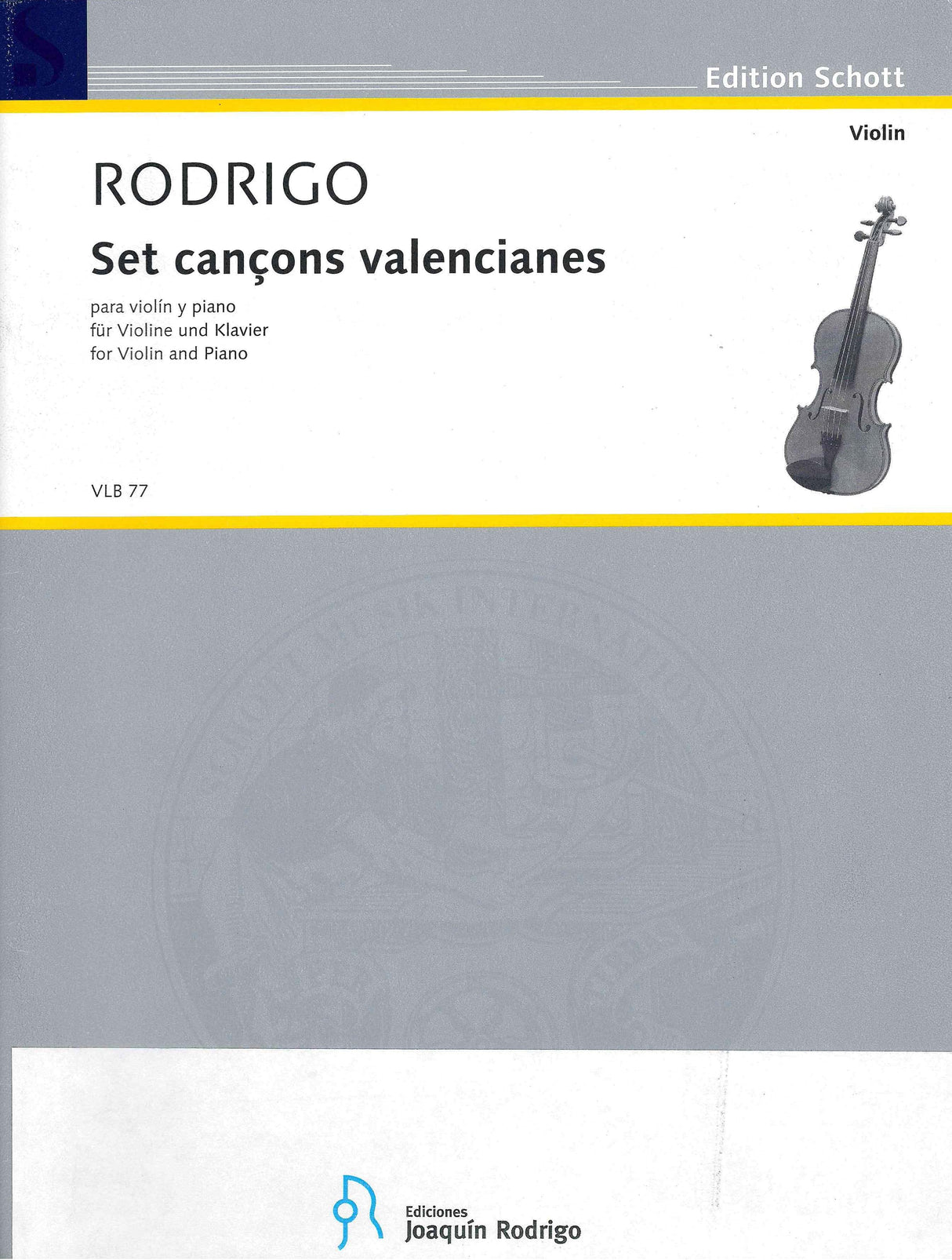 Rodrigo: Set cançons valencianes