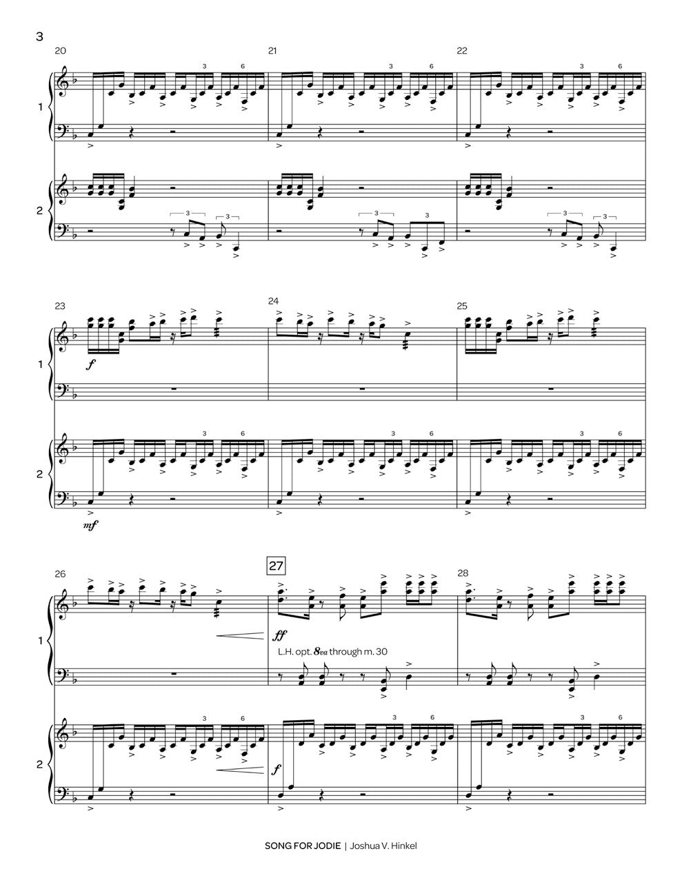 Hinkel: Song for Jodie