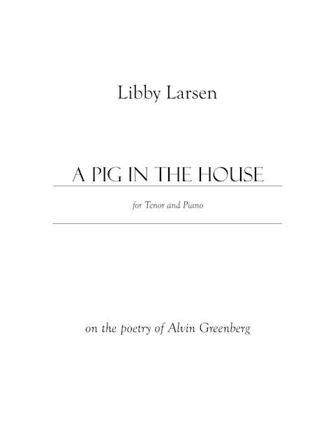 Larsen: A Pig in the House