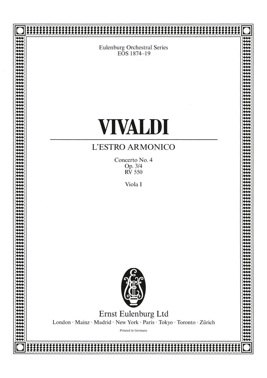 Vivaldi: L'Estro Armonico, RV 356, Op. 3, No. 6