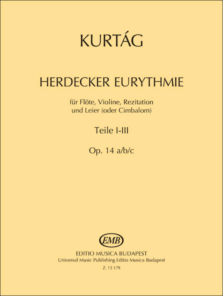 Kurtág: Herdecker Eurythmie I-III, Op. 14