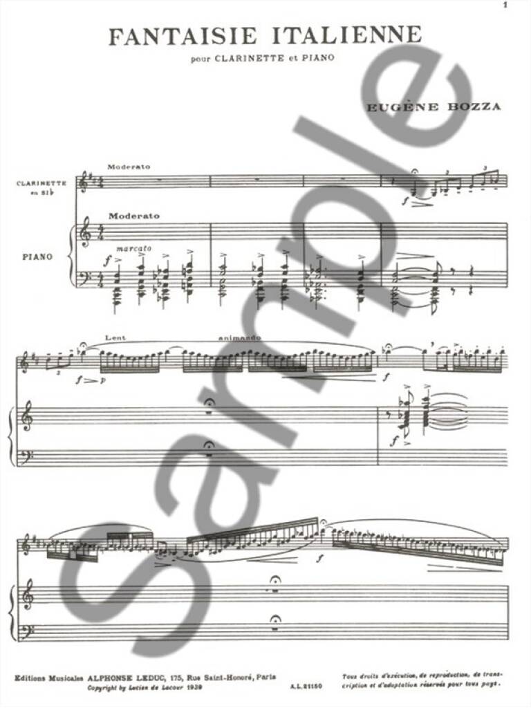 Bozza: Fantasie Italienne