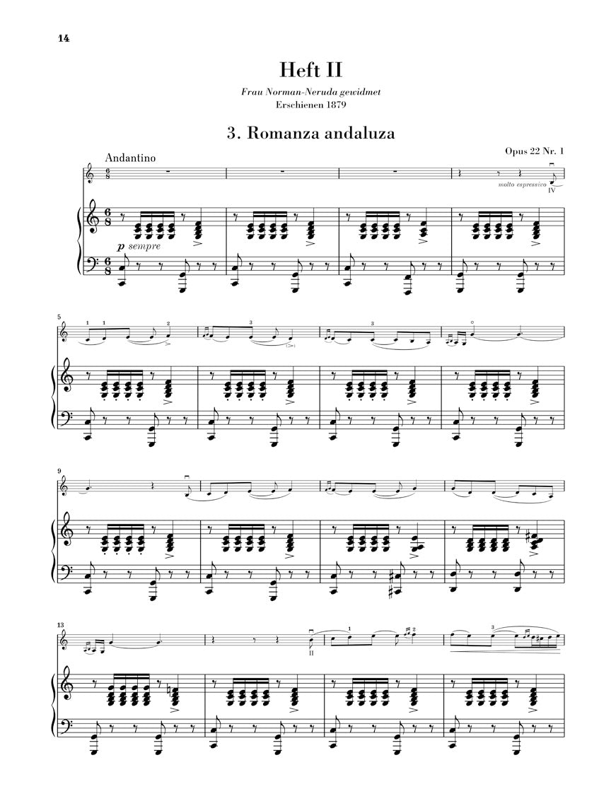 Sarasate: Spanish Dances for Violin and Piano
