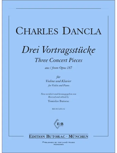 Dancla: 3 Concert Pieces from Op. 187