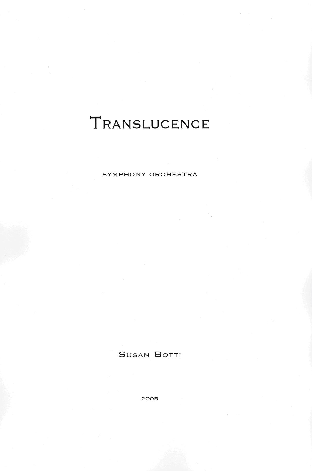 Botti: Translucence